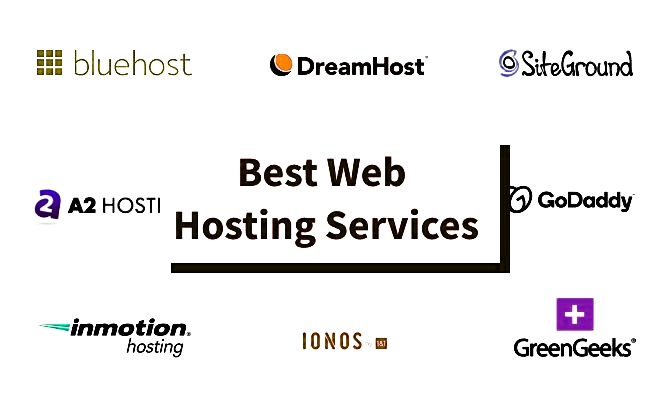 Top five web services (hostings) countrywise 2021