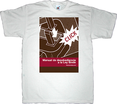 ley sinde Ley de Economía Sostenible ebook internet 2.0 activism t-shirt ephemeral-t-shirts