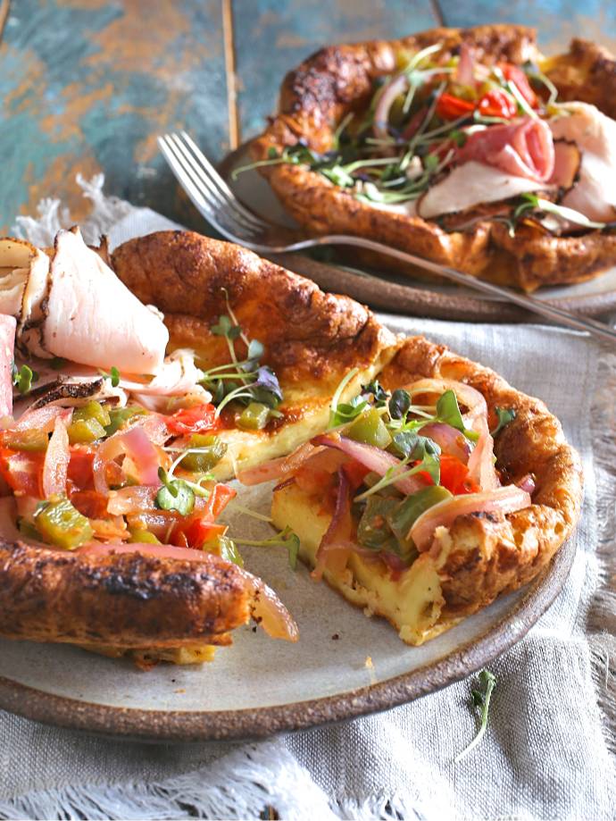 Hungry Couple Savory Dutch Babies (German Pancakes)