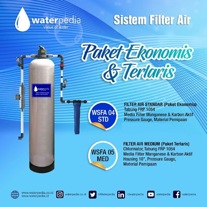 Jual Filter Air di Malang, Waterpedia Filter Air PT Waterpedia Rejeki