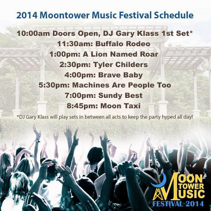 Parasitic Noise Moontower Music Festival Releases Schedule