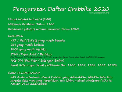 Grabbike Daftar Grab Online Ojek Online Grab