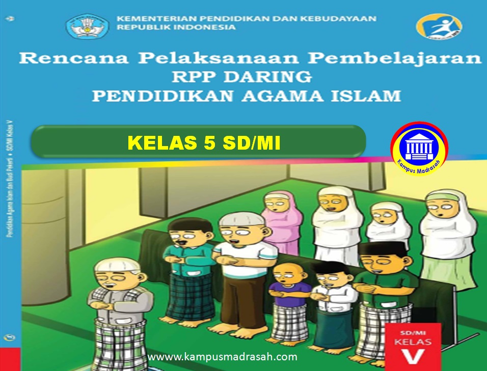 Rpp Daring 1 Lembar Mapel Pai Kelas 5 Sd Mi Kurikulum 2013 Revisi 2020