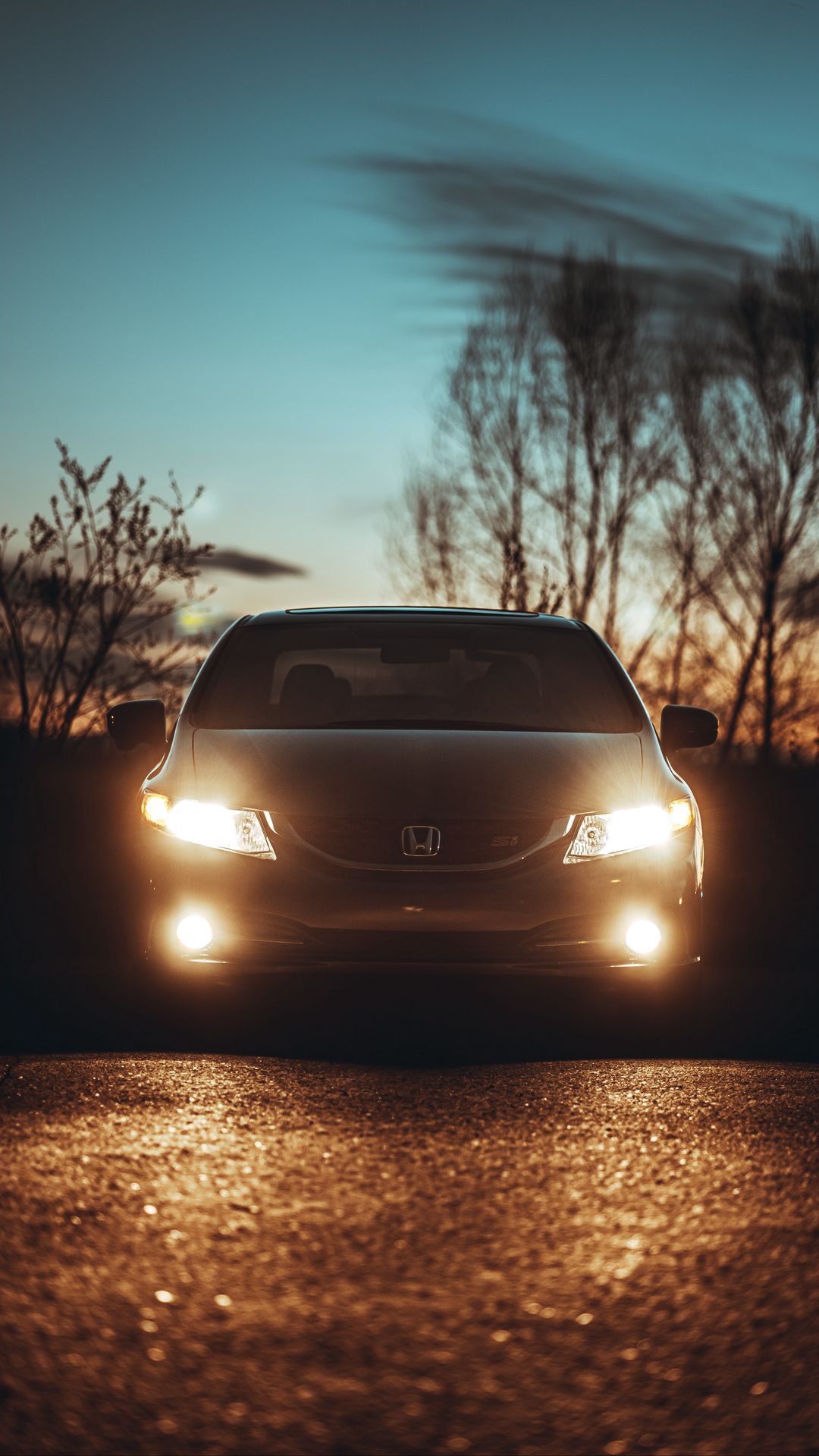 Honda Civic Si, Car, Headlights
