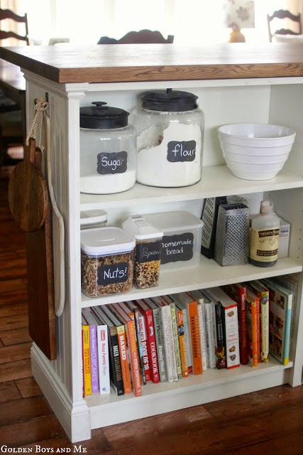 Diy Kitchen Island Made From Billy Bookcases Ikea Hackers