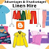 Advantages and Disadvantages of linen hire in the Industries!