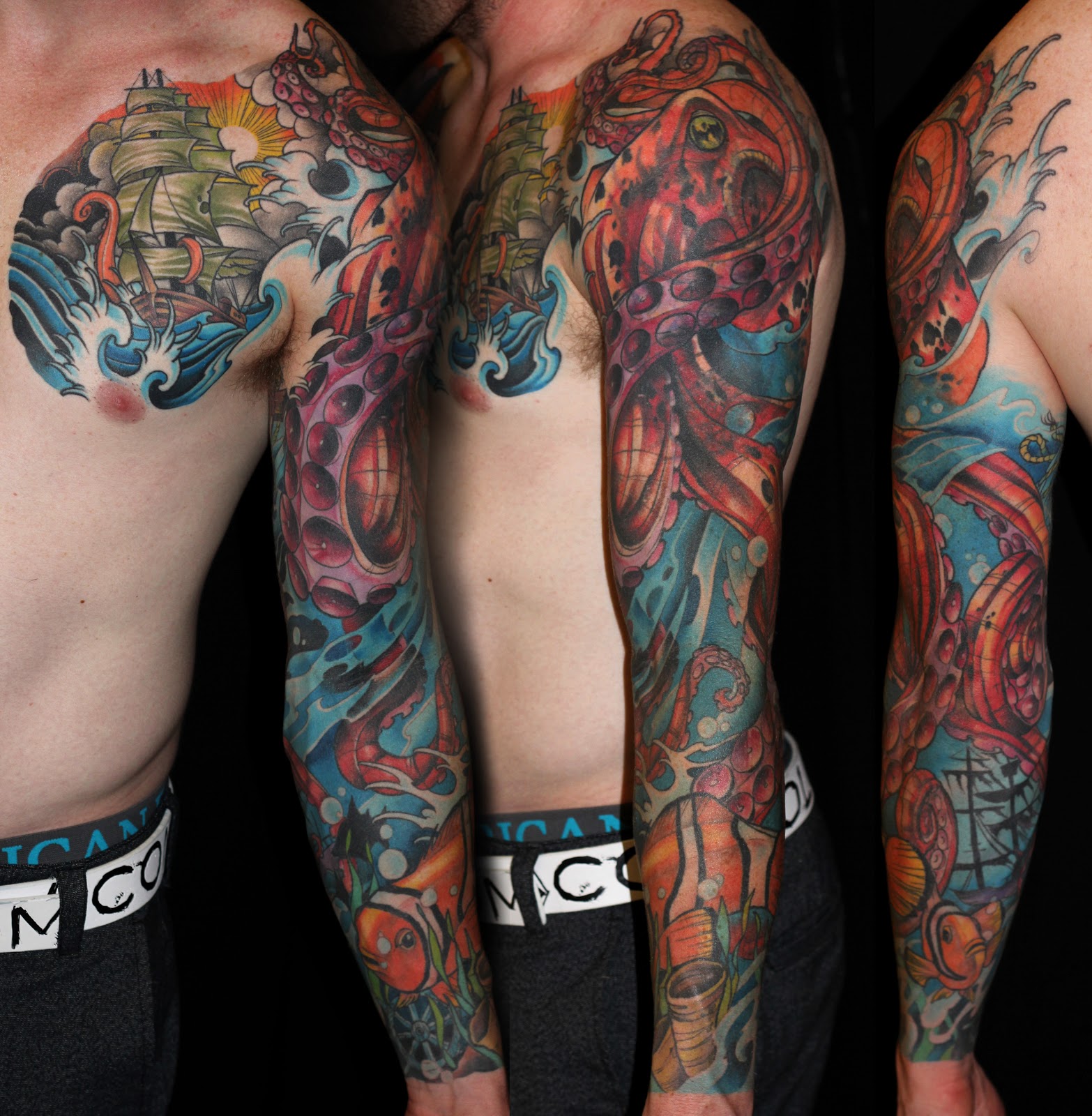 Dave Fried Older Octo. Sleeve + Amazon Sleeve