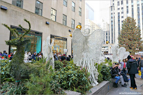 Ángeles de Navidad y Renos del Rockefeller Center, Nueva York Ángeles de Navidad y Renos del Rockefeller Center, Nueva York