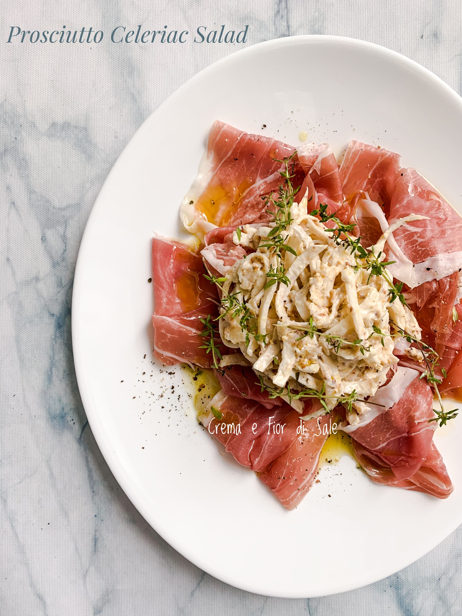 PROSCIUTTO CELERIAC SALAD
