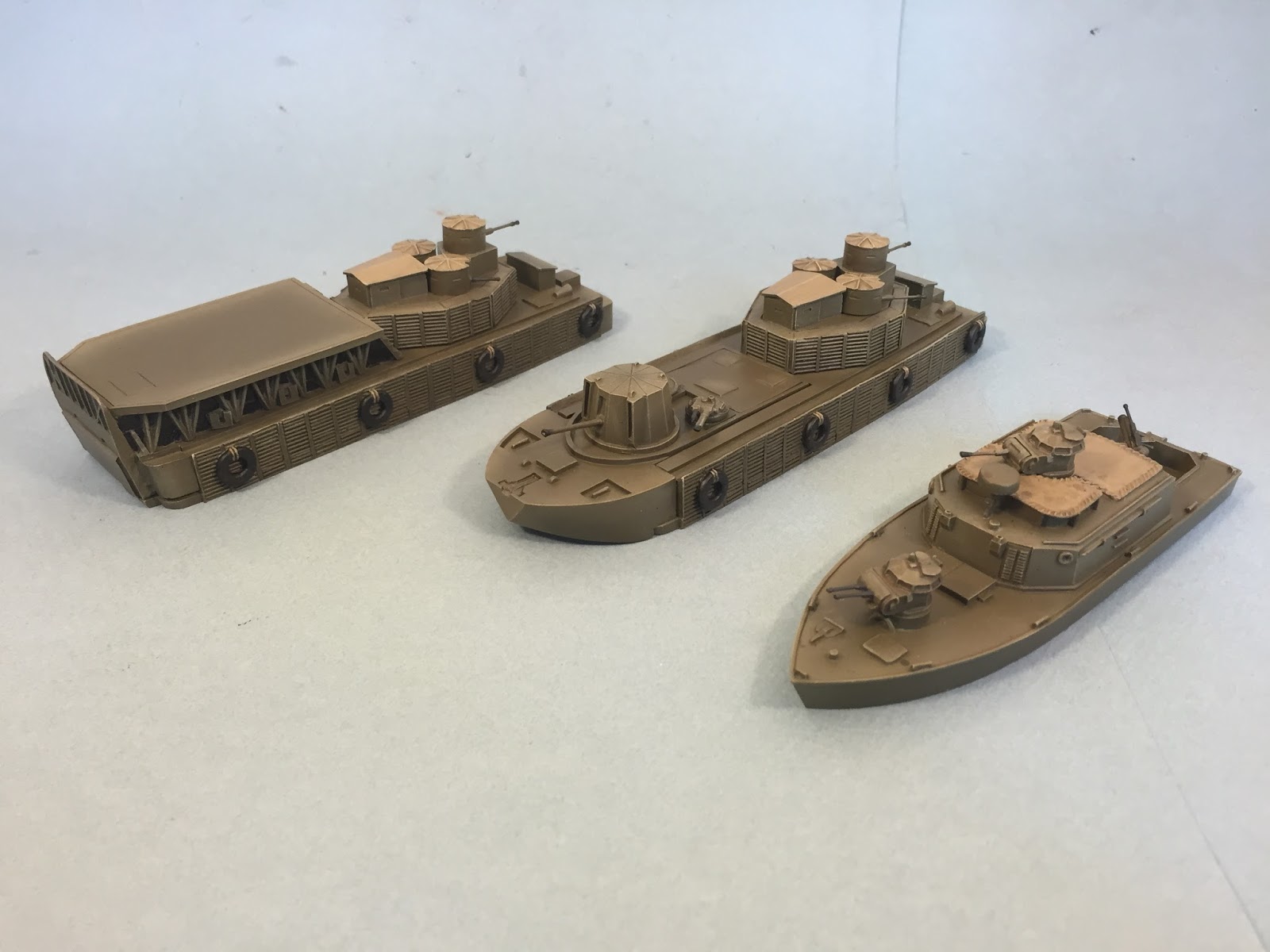 Itty Bitty Soldiers Flames of War Brown Water Navy Boats