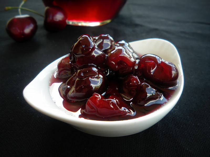 Chic, Chic, Chocolat...: Cerises confites façon amarena