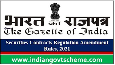 Securities Contracts Regulation Amendment Rules
