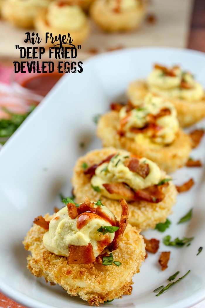 Deep Fried Deviled Eggs (Air Fryer Version)