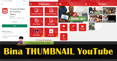 Tarik View Youtube Dengan Thumbnail Menarik. Cuba Apps Ini!