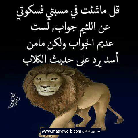 صور اسد 2020 خلفيات اسد مكتوب عليها يلا صور