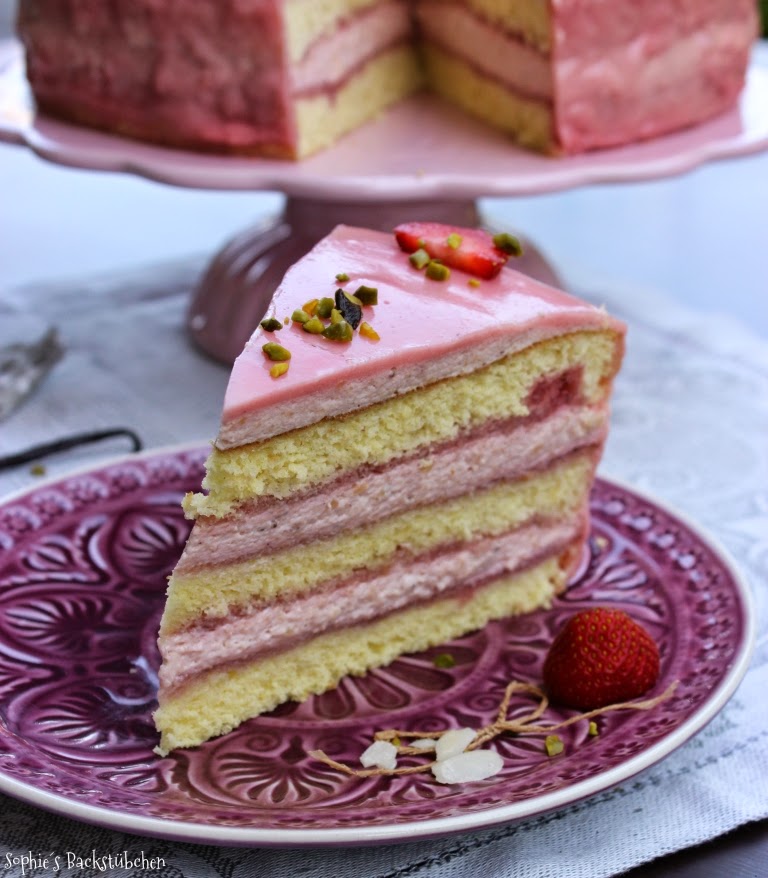 Sophie´s Backstübchen: Erdbeer-Quark-Torte