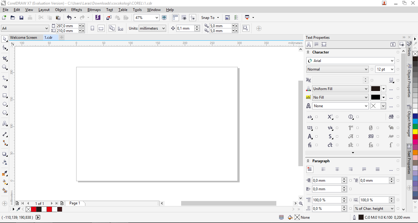 Membuat Teks Pada Coreldraw Dan Photoshop