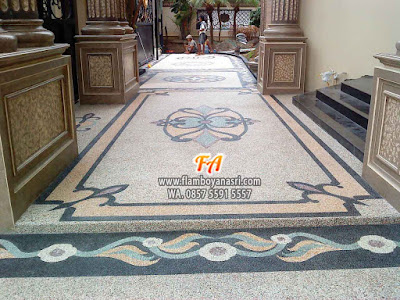 Tukang Taman Surabaya Desain Motif Koral Sikat