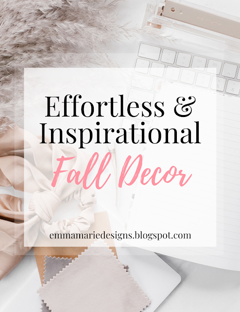 effortless and inspirational fall home decor