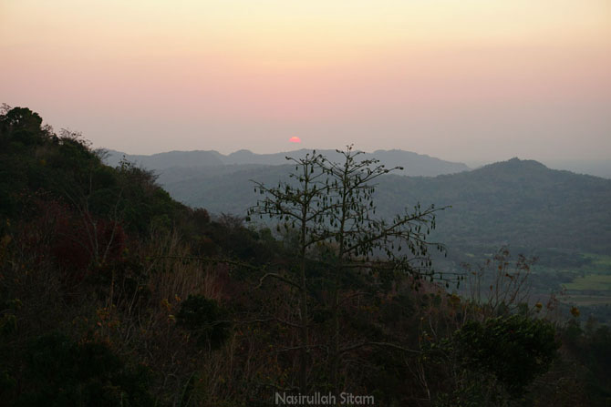Secuil sunset dari Green Village Gedangsari, Gunungkidul
