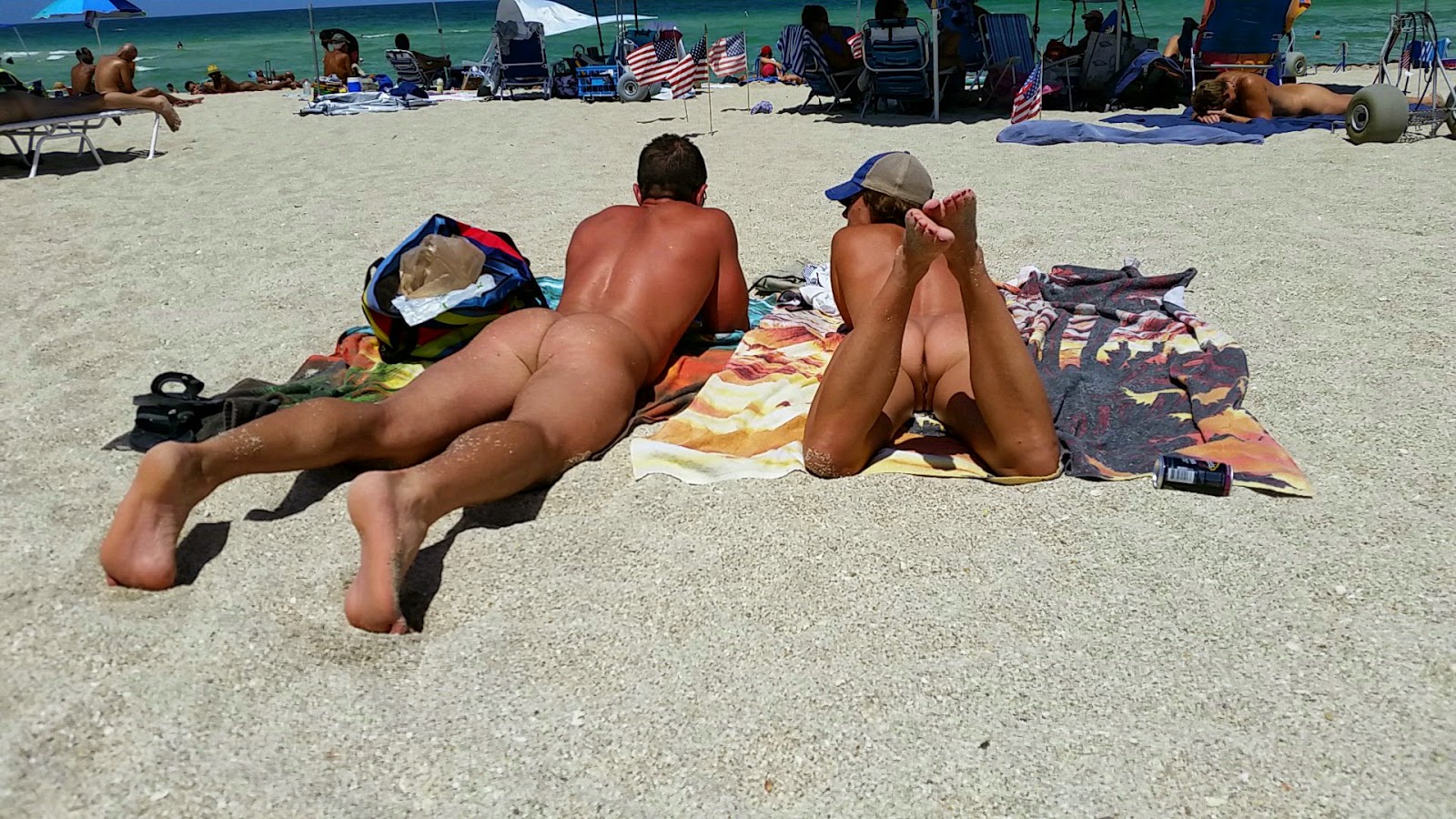 Haulover beach nudists