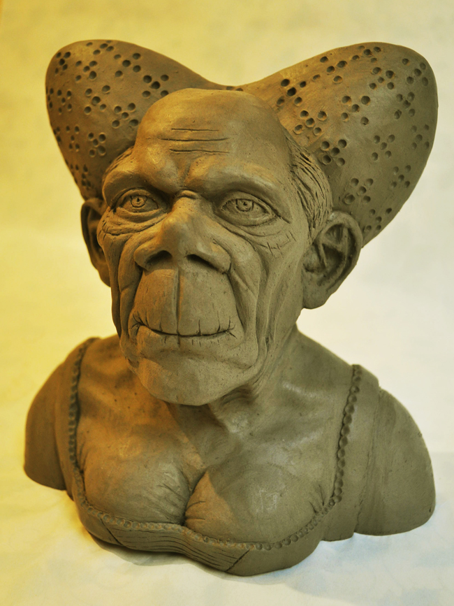 Sculptures "An Old Woman" (The Ugly Duchess)