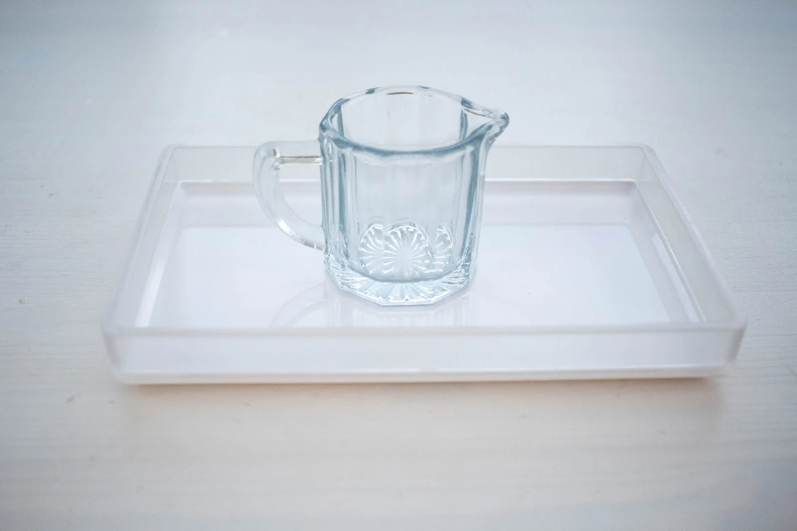 Making water available - pitcher options for a Montessori home.
