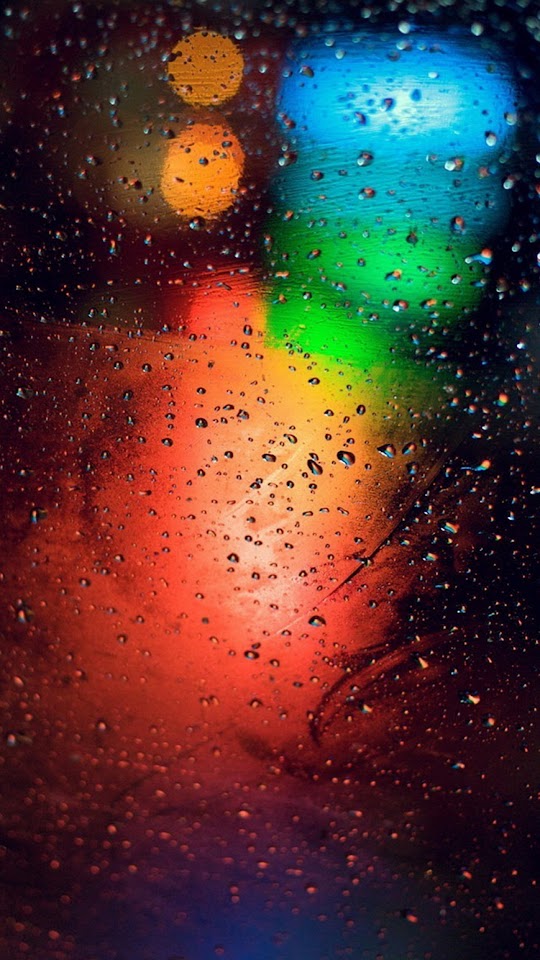 Traffic Lights Bokeh Water Drops  Galaxy Note HD Wallpaper Traffic Lights Bokeh Water Drops  Galaxy Note HD Wallpaper