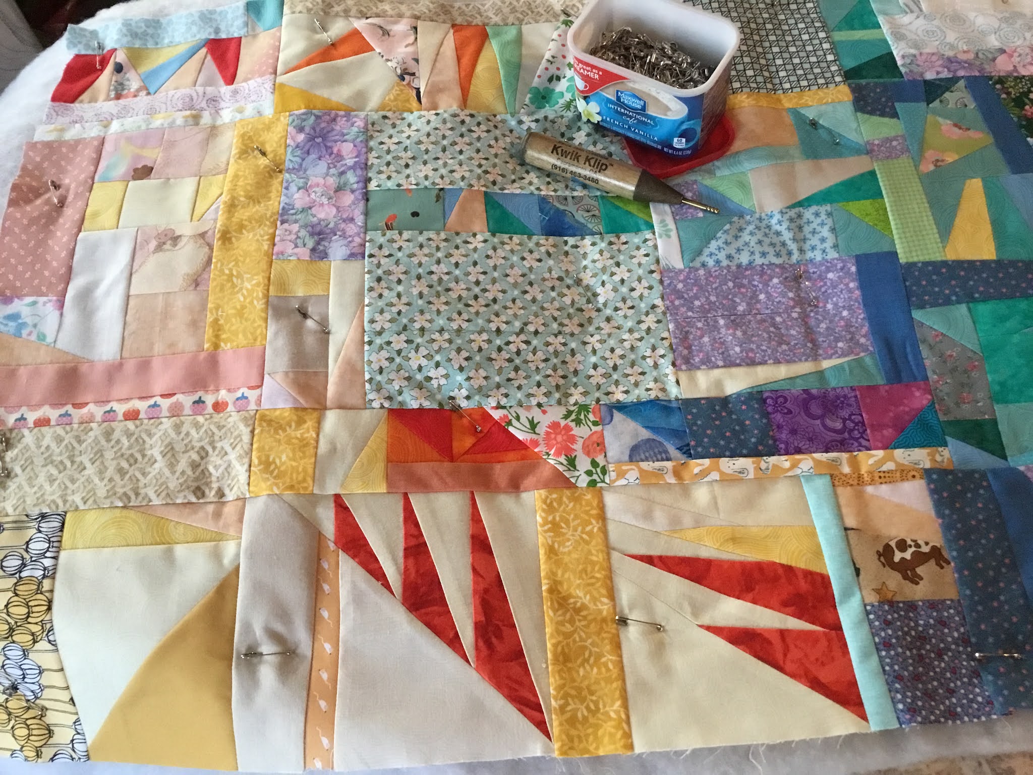 Fiber Antics by Veronica Crumb Quilt—first Make Nine finish for 2021