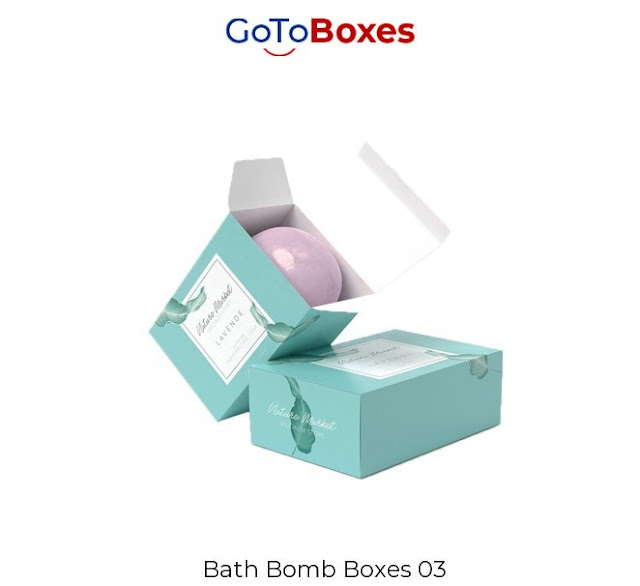GoToBoxes manufacture specifically designed Bath Bomb Boxes in customized designs and prints. With fastest turnaround services of organic exclusive boxes.
