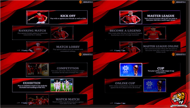 Pes 2020 Manchester United Graphic Menu For Pes 2013 Kazemario Evolution