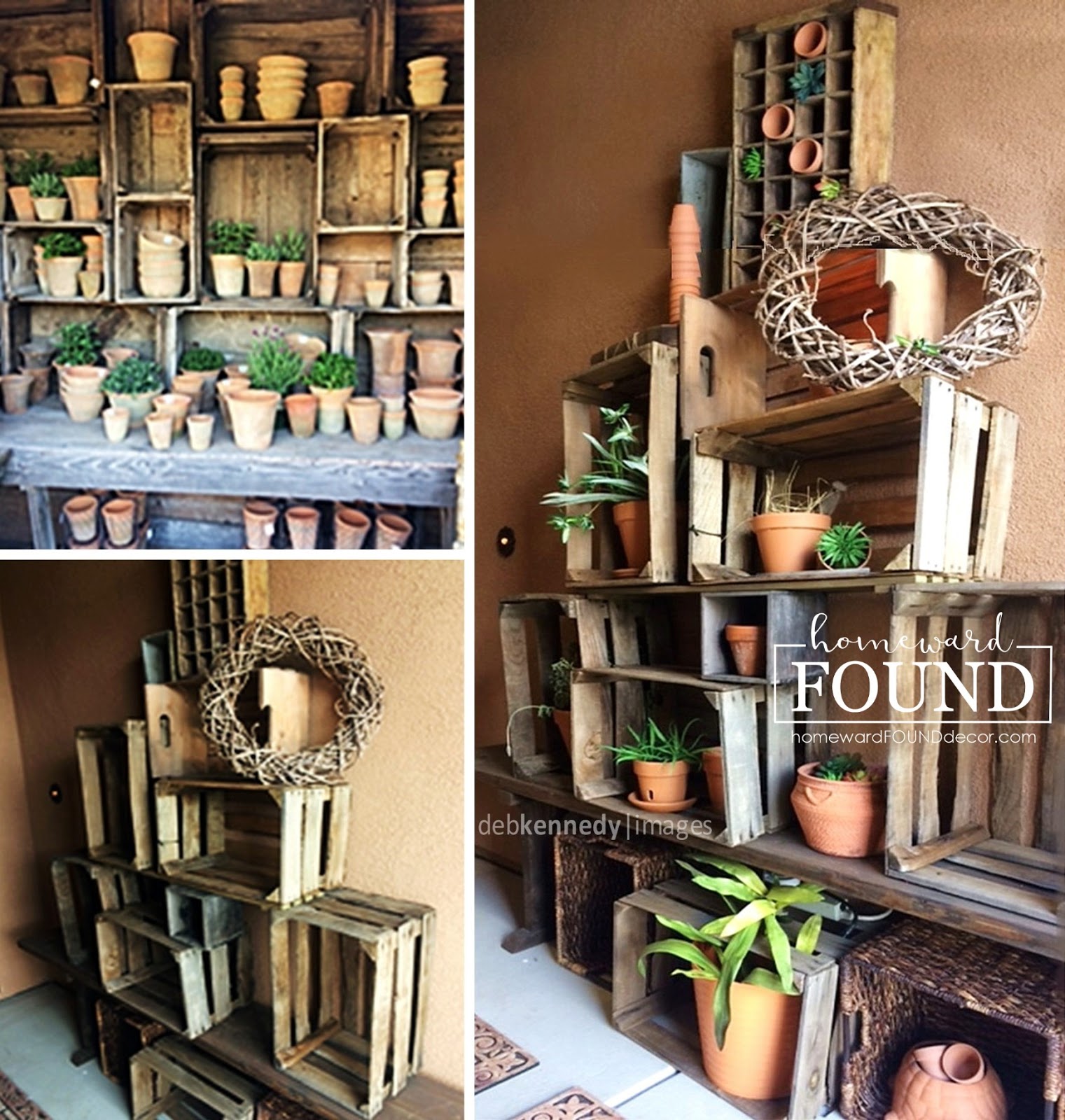 repurposed wood crate entry decor homeward found decor