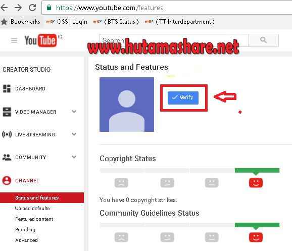 Cara Verifikasi Akun Youtube Lengkap Hutama Share
