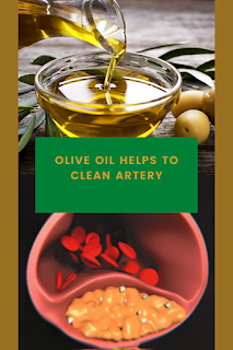 Olive oil helps to clean artery