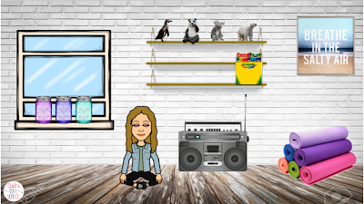 Virtual calming room strategy for building relationships with students