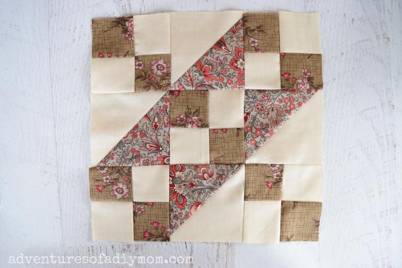Jacob's Ladder Quilt Block Adventures of a DIY Mom