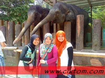 Datang berempat-bergilir2 amik gambar. hehe..