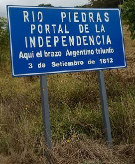 COMBATE DE RÍO DE LAS PIEDRAS GUERRA DE INDEPENDENCIA DE LA ARGENTINA (03/09/1812)