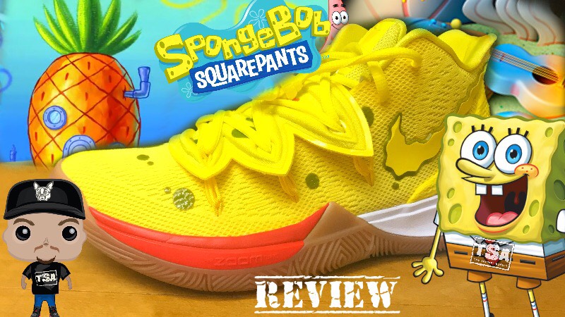 Sepatu Nike Kyrie 5 Spongebob Patrick Lotus Pink BNIB