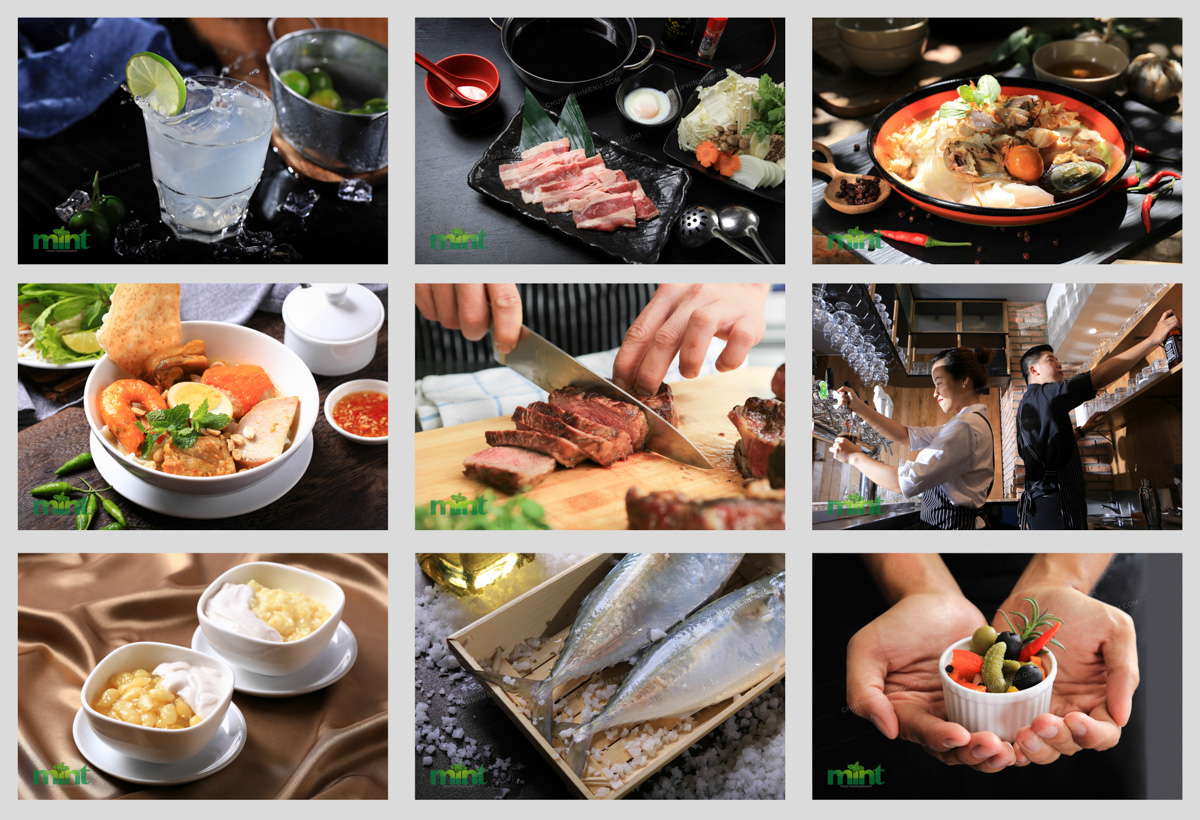 Chụp ảnh menu món ăn nhà hàng Đà Nẵng - Hội An ~ Chụp hình món ăn đẹp