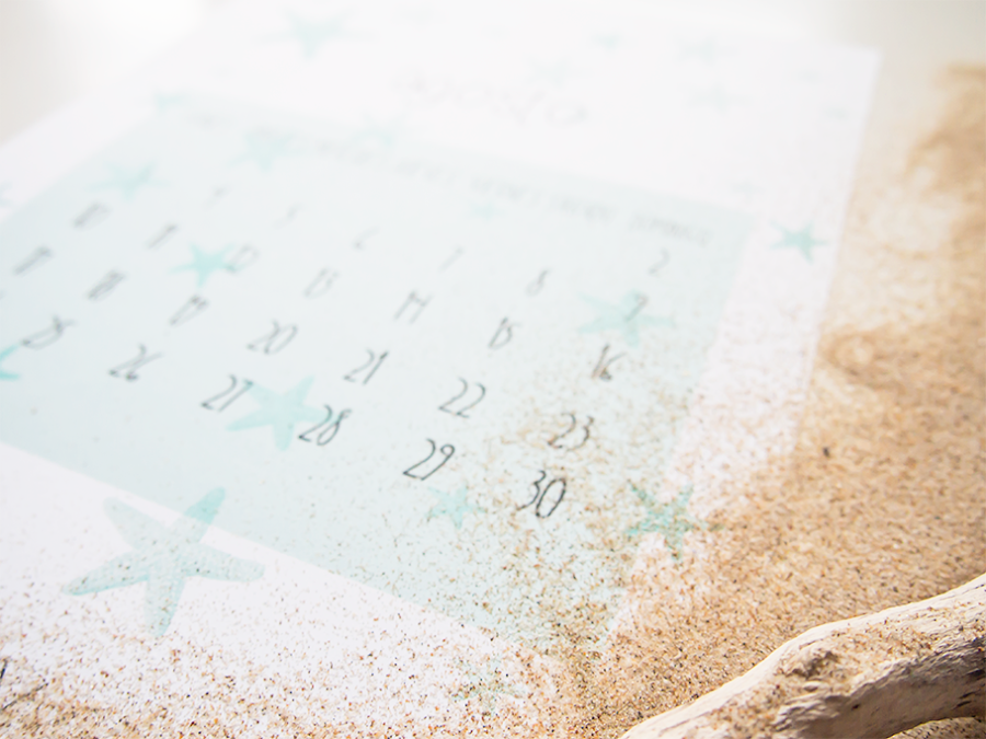 Calendario descargable agosto