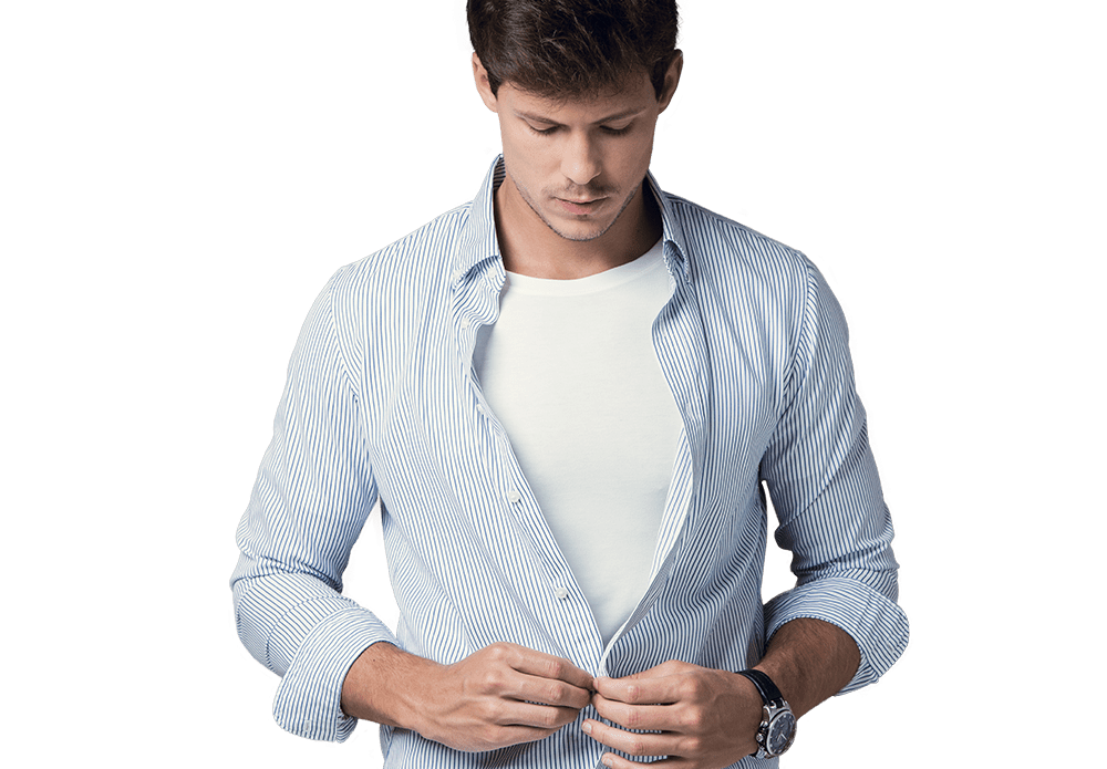 Camiseta por baixo da camisa social Outlet