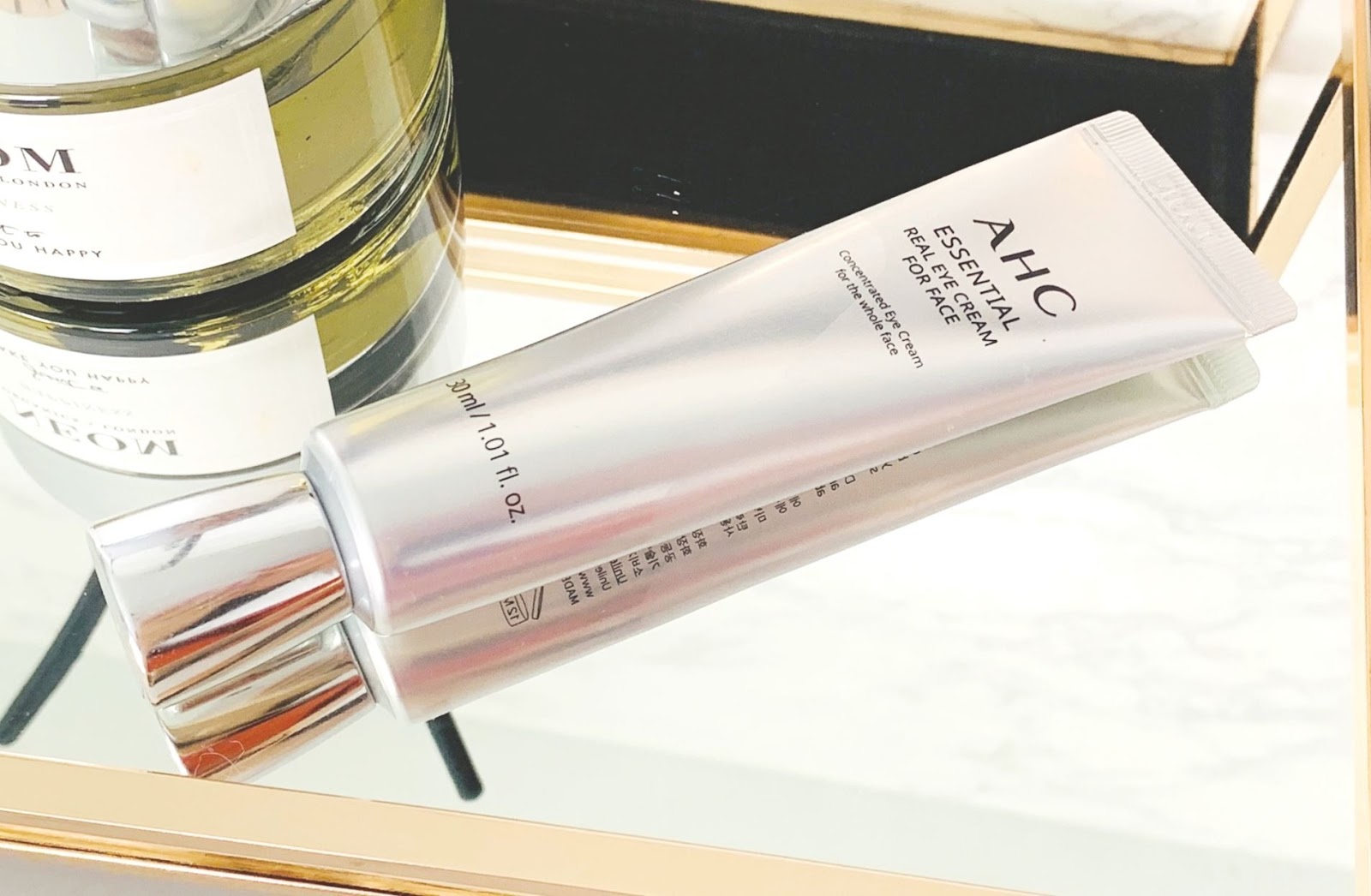 AHC Hydrating Essential Real Eye Cream Review love at first use