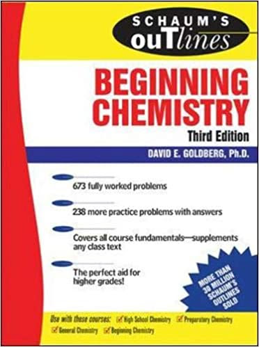 Theory and Problems of Beginning Chemistry ,third edition