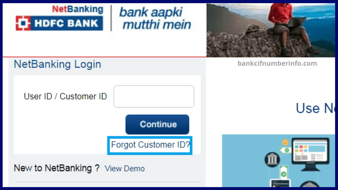 Hdfc online banking