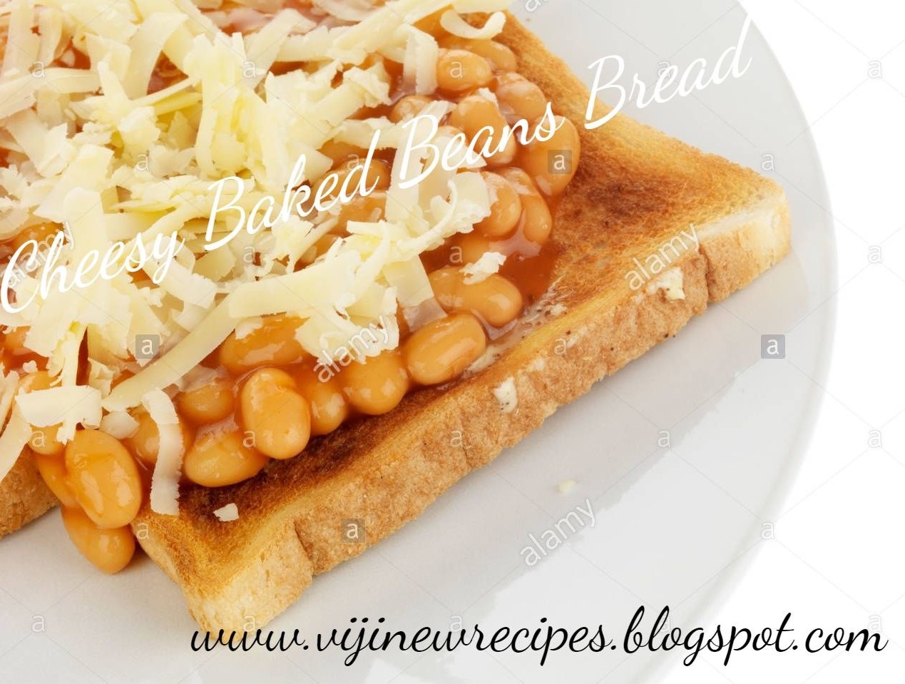 How to Prepare Cheesy Baked Beans Bread? Viji's New Recipes