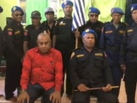 Viral, Sekelompok Orang Ngaku Polisi Republik Papua Barat, Dukung Benny Wenda sebagai Presiden