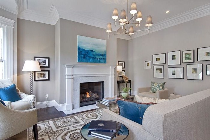 10 Choice of Light Grey Wall Paint Color for Living Room - Dream House