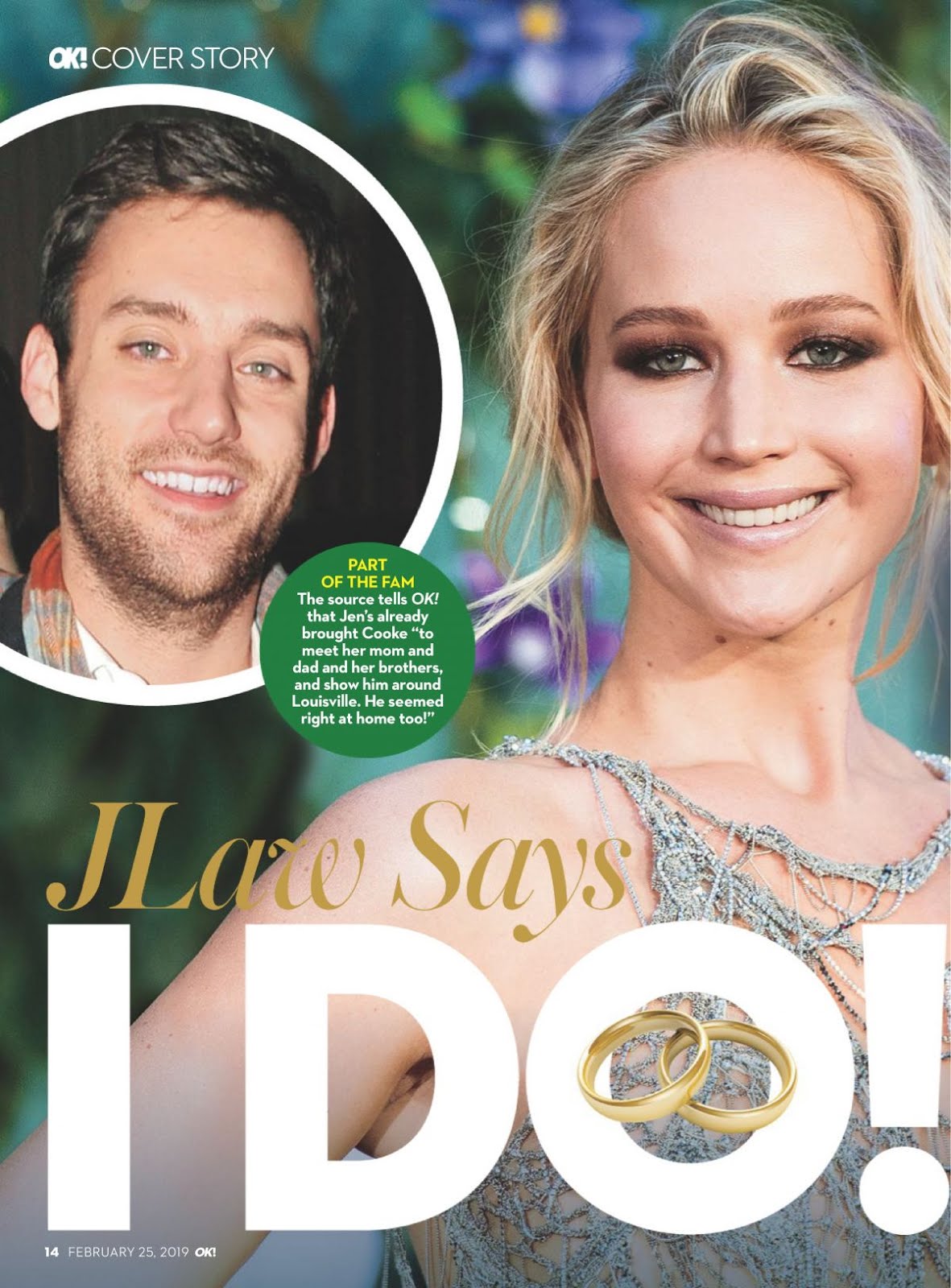 Jennifer Lawrence Photoshoot for OK Magazine USA February 2019 - Top 10