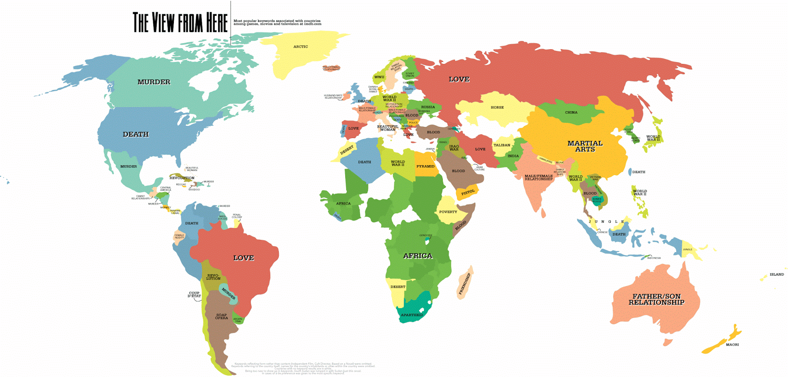 Планета Союз. Most popular Countries. 2012 Movie World Map. Most popular Associations with Countries. Among the countries